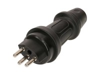 Max Hauri Stecker Typ23 / IP55 Schwarz Max Hauri Stecker Typ23 / IP55 Schwarz