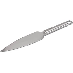 Städter Tortenmesser aus Edelstahl, 29 cm, mit gezackter Klinge und ovalem Griff. Ideal für Kuchen.