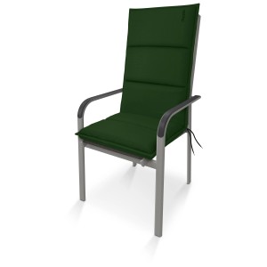 Coussin Doppler City D.4415, vert uni, 48x119cm, pour chaise de jardin à dossier haut.