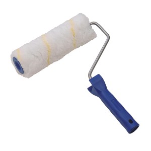 Rullo per applicazione Knauf per Easyputz, rullo per intonaco con manico blu.