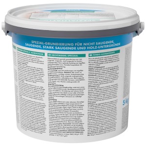 Knauf Spezialhaftgrund 5kg in secchio: primer di adesione concentrato per interni ed esterni.