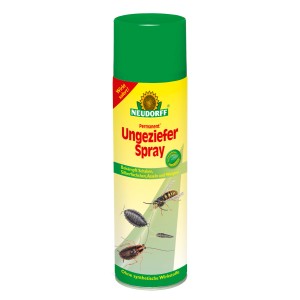 Neudorff Permanent Insetti Spray 500ml: Bomboletta spray per il controllo dei parassiti con motivi di insetti.