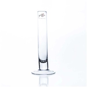 Vaso in vetro Solifleur Sandra Rich, sottile e trasparente, alto 20 cm, per fiori singoli o rametti.