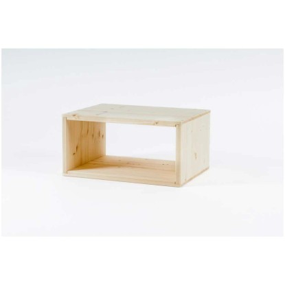 Möbelkiste Lotti 1 Holz Naturbelassen (HxBxT) 20 x 40 x 30 cm