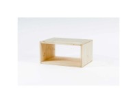 Möbelkiste Lotti 1 Holz Naturbelassen (HxBxT) 20 x 40 x 30 cm