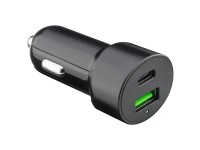 Goobay Auto-Schnellladeadapter USB-A und USB-C Schwarz 48 W