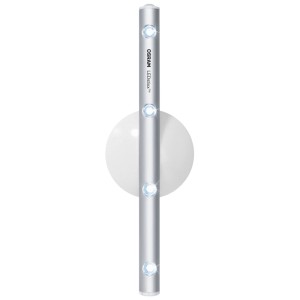 Osram LED luce notturna Ledstixx S, alluminio argento, con 4 LED e cuscinetto adesivo.