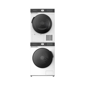 Kibernetik Tour de lavage MSWS510 & MSTR511 Blanc 10/9 kg