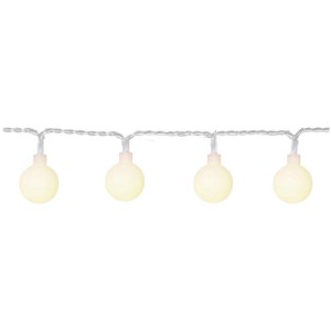 Guirlande lumineuse Star Trading Berry, boules LED blanc chaud pour extérieur, alimentation secteur.