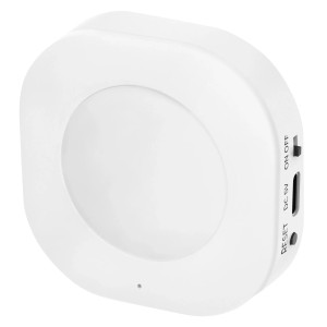 Sensore di movimento Osram Smart+ bianco con interruttore e porta USB.