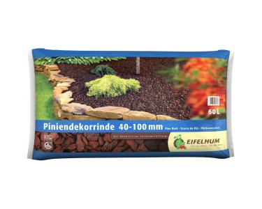 Eifelhum® Corteccia decorativa di pino mediterraneo Ø 40 - 100 mm / 60 l