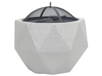 Colibri Feuerschale Graphic Grau (HxBxT) 45 x 53 x 59,5 cm