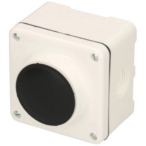 Pulsante a parete Mica, non illuminato, per ambienti umidi (IP65), bianco.