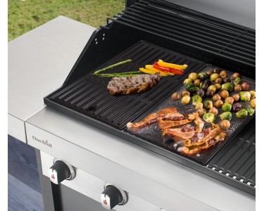 Hongso Griglia in acciaio inox per griglia Charbroil 4 bruciatori pre-2015, 463271315, 463271314, 463241414, 463241413, 463271313, 4632475122412, 463247512, confezione da 4