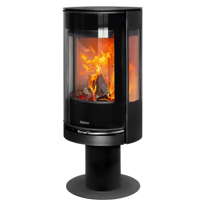 Aduro Kaminofen 22.3 Lux mit Aduro Tronic Stahl Schwarz 5,5 kW