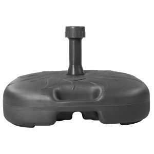 Base de remplissage Doppler HDPE anthracite, 20 l, pour parasols jusqu'à 180 cm.