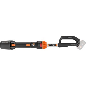 Worx Soffiatore a batteria WG543E.9 PowerShare 20 V Solo, tecnologia a turbina, utilizzabile con una sola mano.