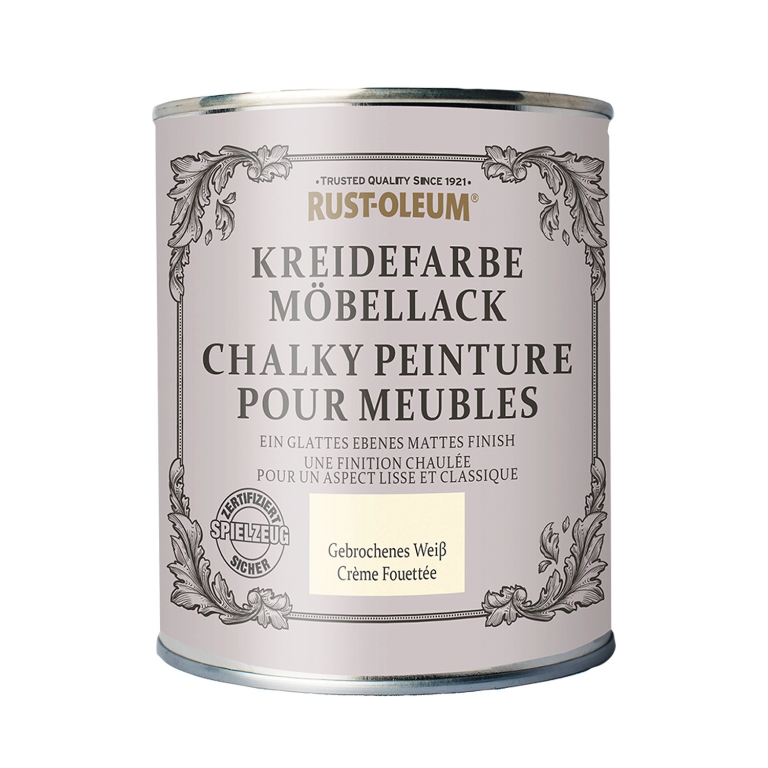 Rust-Oleum Vernice Per Mli Finitura Gessata Incolore Opaco 750 Ml - Foto 3