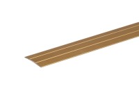 Übergangsprofil selbstklebend Aluminium Gold eloxiert 900 x 38 mm