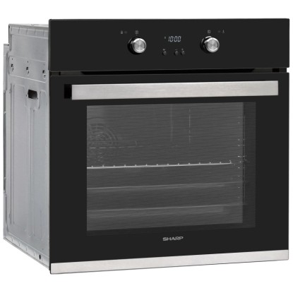 Sharp Einbau-Backofen und Steamer K-61D27BM1-FR Schwarz 72 l