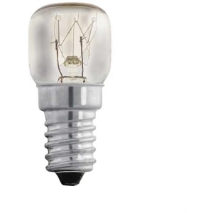 Eglo E14 Backofenlampe, hitzebeständig bis 300°C, 15W Halogen Leuchtmittel.