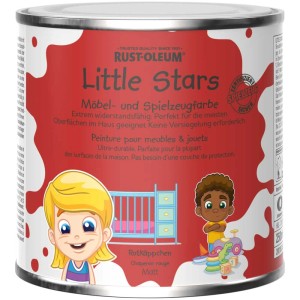 Barattolo di vernice per mobili e giocattoli Little Stars in Cappuccetto Rosso, vernice opaca per mobili per bambini.
