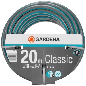 Tubo Gardena Classic, grigio, diametro 1,9 cm, lunghezza 20 m, arrotolato.