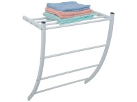 MSV Handtuchhalter wandmontiert Stahl Weiss MSV Handtuchhalter wandmontiert Stahl Weiss