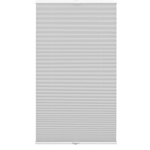 Store plissé gris Gardinia Concept lumière du jour, 60x130 cm, pour fenêtres, opaque et translucide.