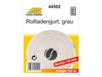 Rollladengurt Grau 14 mm x 4,5 m