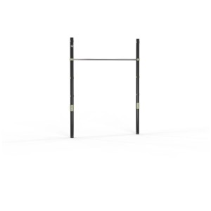 Exit Toys Turnreck Ivy, attrezzo sportivo verde e nero in acciaio/acciaio inox con barra regolabile.