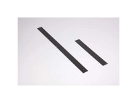 Tischplattenverbinder Schwarz 65 x 4 cm / Stärke 3 mm / 2 Stk.