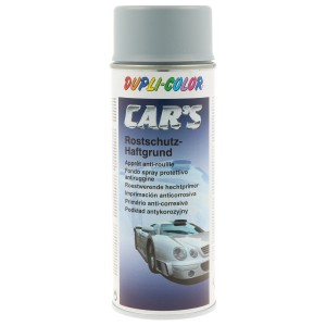 Dupli-Color Cars Primer antiruggine grigio, bomboletta spray da 400ml per riparazioni di vernice.