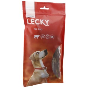 Eric Schweizer Lecky Rifi-Beefy snack per cani, confezione da 100g di bastoncini masticabili al manzo