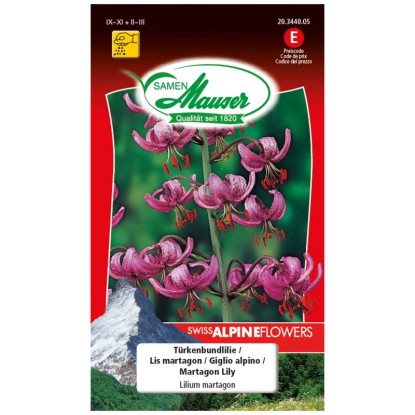 Samen Mauser Lis turc Lilium martagon Rose semences en vrac