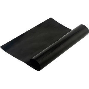 JAMESTOWN Lot de 3 tapis de grill antiadhésifs, noirs, enroulés. Accessoires de barbecue pour une cuisson à faible teneur en matières grasses.