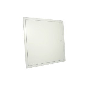Sportello d'ispezione bianco Marley in acciaio zincato, 350x350 mm, per cartongesso.