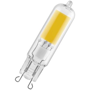 Osram G9 LED Lampe, warmweiß, 1,8W, 200lm, klar. Stiftform für stimmungsvolle Akzente.