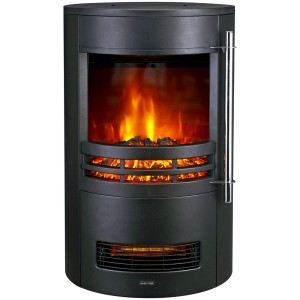Emerio Feuerstelle 2000W, Kaminofen mit Flammeneffekt und Heizstufen für gemütliche Wärme.