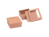 Passepartout-Dose Pappe FSC® (HxBxT) 11 x 11 x 5 cm