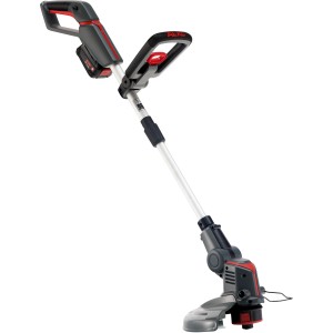 Tagliabordi a batteria Al-Ko GT 1825 con batteria, regolabile e leggero per un taglio preciso.