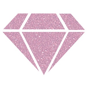 Funkelnder Diamant in Pastellrosa: Aladine Diamond Farbe für Malzubehör.