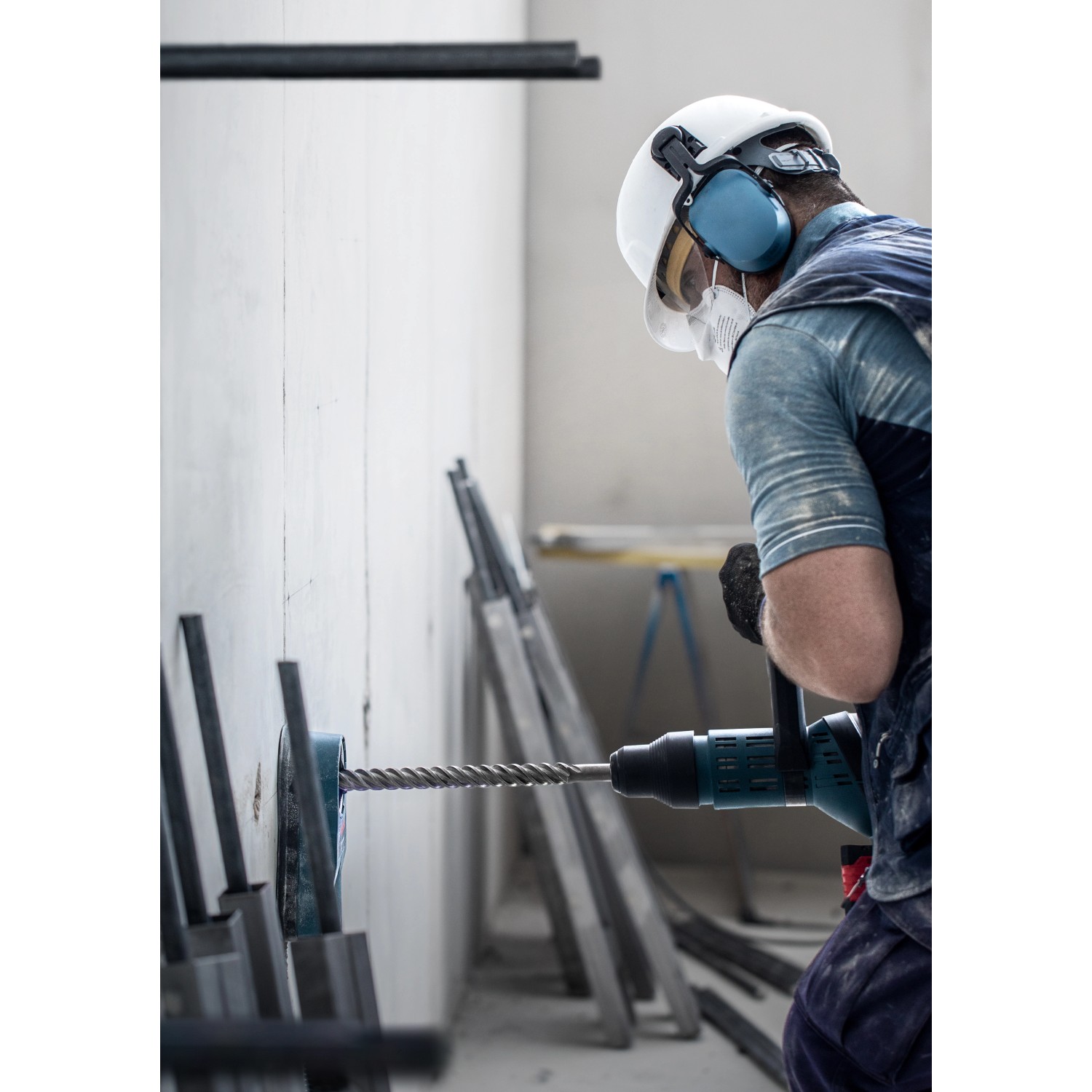 Punta Per Martello Perforatore Bosch SDS Plus-3 - Ø 8 X 200 Mm, Per Calcestruzzo E Materiali Duri - Foto 13