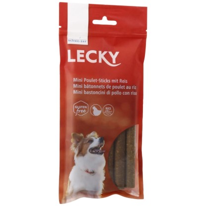 Lecky Mini bastoncini di pollo con riso 6 pz.