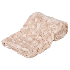Couverture Trixie Cosy beige (150x100 cm) en polyester pour chiens et chats.