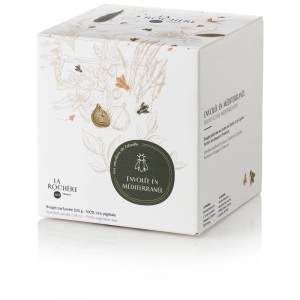 La Rochere Duftkerze Abeille Cedar im bedruckten Karton. Kerze mit Bienenmotiv und Zedernholzduft.