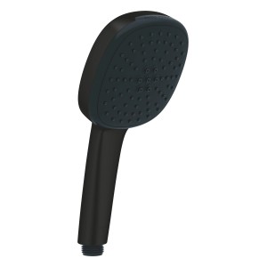 Soffione doccia Grohe Vitalio Comfort 110, nero opaco, con 2 getti e Quickfix.