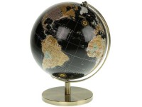 Globus Schwarz Höhe 17 cm