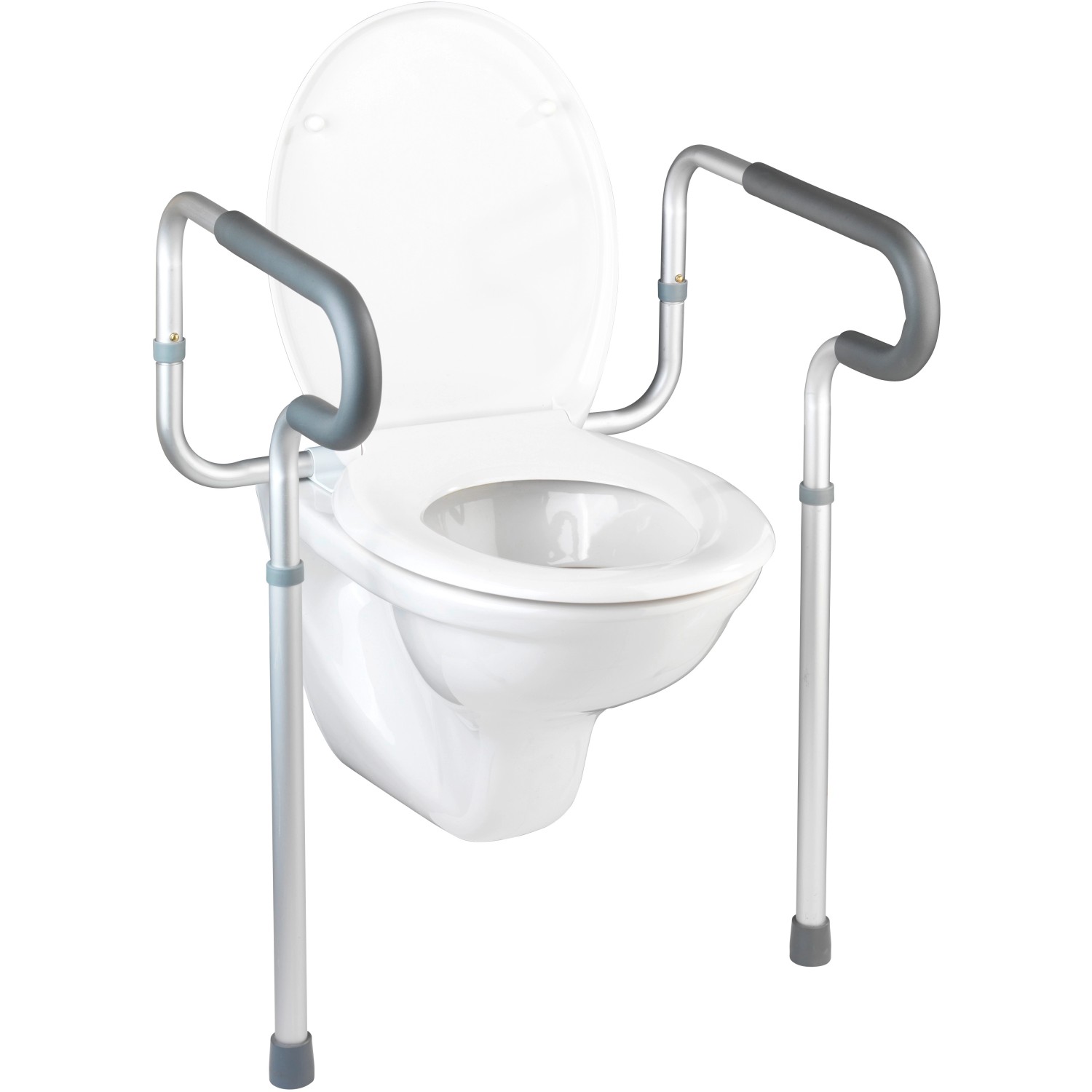 Wenko Supporto WC Secura Alluminio