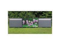 Sichtschutzstreifen-Set Allium 9-tlg.